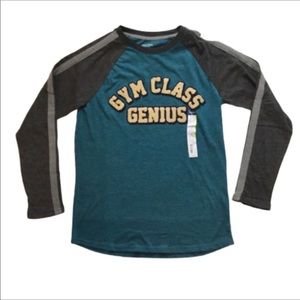 Arizona Tahoe Teal Gym Class Genius Shirt Boys XL NWT